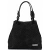 GEANȚĂ DIN PIELE shopper bag Vittoria Gotti negru V80047